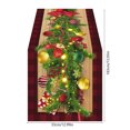 thumbnail image 3 of Christmas Table Runner 33X183Cm Holiday Kitchen Dining Table Decor For Christmas Birthday Party Home Decoration Festive Table Cover For Holiday Season, 3 of 6