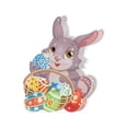 thumbnail image 2 of EGNMCR Easter DIY 5D Diamond Art Painting Kits, Easter Rabbit Eggs Tabletop Decoration With LED String Light, Cute Diamond Paintings Ornament For Easter Day, Gift, 2 of 4