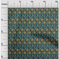 thumbnail image 1 of oneOone Polyester Lycra Fabric Leaves & Floral Block Print Sewing Fabric BTY 56 Inch Wide, 1 of 4