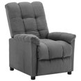 thumbnail image 2 of vidaXL Electric Recliner Chair Light Grey Fabric, 2 of 5