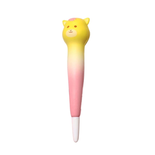 EGNMCR Soft Decompression Student Calligraphy Pen With Exchangeable Elastic Pen slow rebound pen