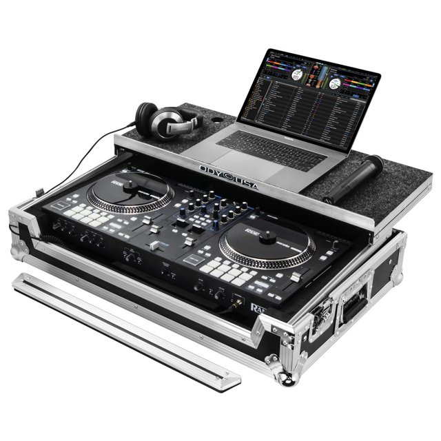 RANE ONE FLIGHT CASE avec Plateforme Glissante Brevetée