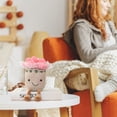 thumbnail image 1 of Poupée Jouet en Pot Rose Simulation Poupée Décoration Intérieure Poupée Jouets en Peluche Doux pour Garçons Filles, 1 of 8