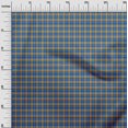 thumbnail image 3 of oneOone Cotton Flex Medium Blue Fabric Check Craft Projects Decor Fabric Printed By The Yard 40 Inch Wide, 3 of 4