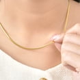 thumbnail image 4 of JeenMata Chaîne à Chevrons de 18 Pouces, Collier de Mode - Plaqué Or Jaune, Chaîne de Collier Ajustable pour Femmes, 4 of 6