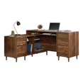 thumbnail image 1 of Sauder Clifford Place L-Desk, L: 59.06" x W: 53.54" x H: 30.2", Grand Walnut Finish, 1 of 14