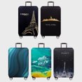 thumbnail image 3 of Lubelski Flower Print Elastic Dust Proof Travel Suitcase Luggage Protective Cover Case, 3 of 6