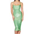 thumbnail image 1 of Pisexur Robes pour Femmes Col Rond Dos Nu Robe de Cocktail Mode Paillettes Scintillantes Robe de Soirée Boîte de Nuit Fête Robe Ajustée Robes de Retour à la Maison Élégante Robe d'Invitée de Mariage Tunique Robe Midi, 1 of 3
