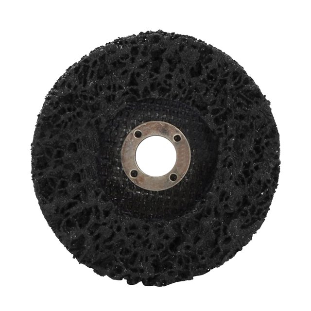 QualitChoice Sanding Wheel Polishing Paint Rust Grinding Inner Hole Tools for Angle Grinder Wood Metal Buffing Car Accessories #115 black 1Set