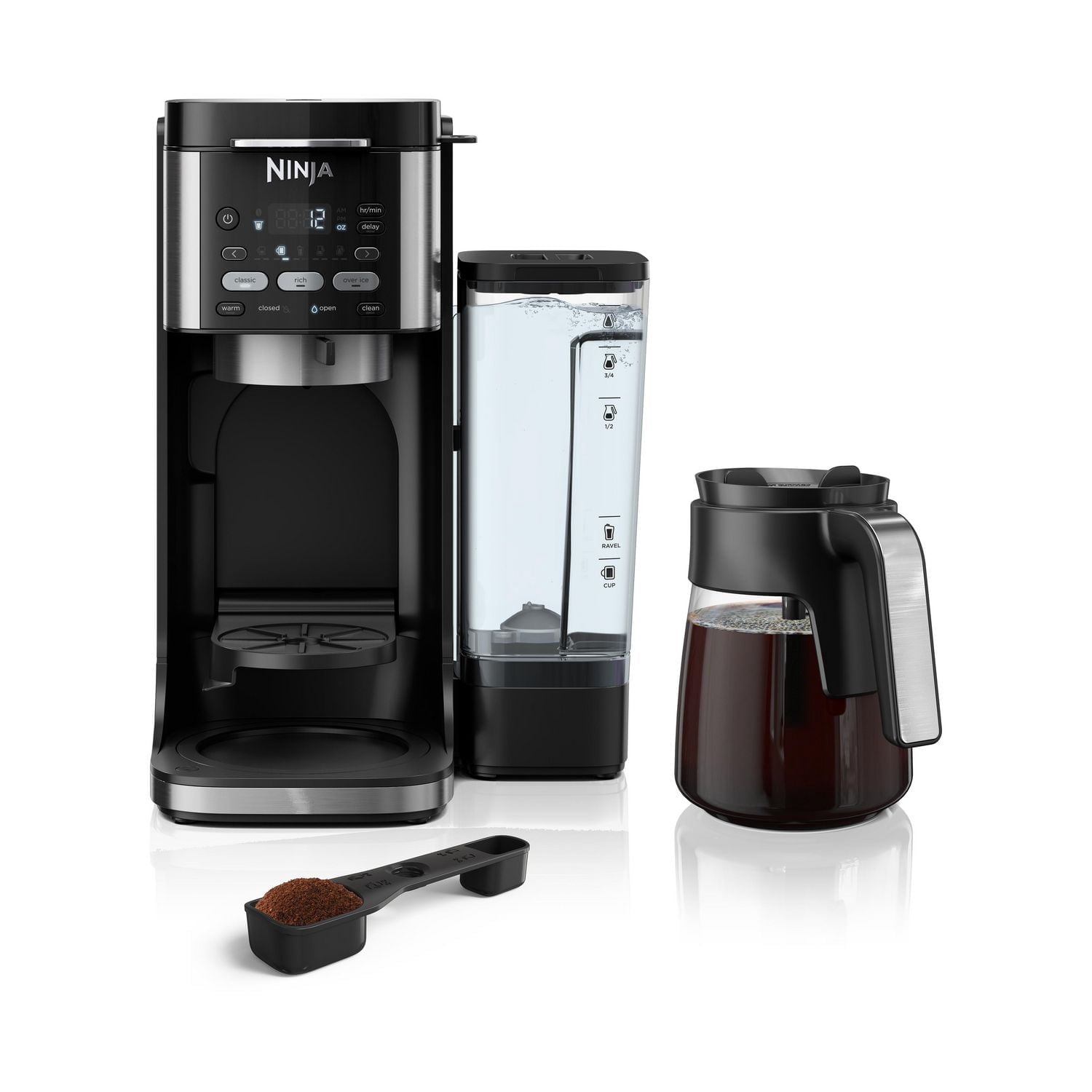 Ninja DualBrew Machine à café chaude et glacée, à portion unique, compatible avec K-Cups & Machine à café filtre 12 tasses, CFP101C
