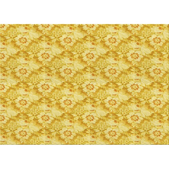 Ahgly Company Tapis d'Intérieur Lavables en Machine Rectangle Transitionnel Jaune Vif, 7' x 10'