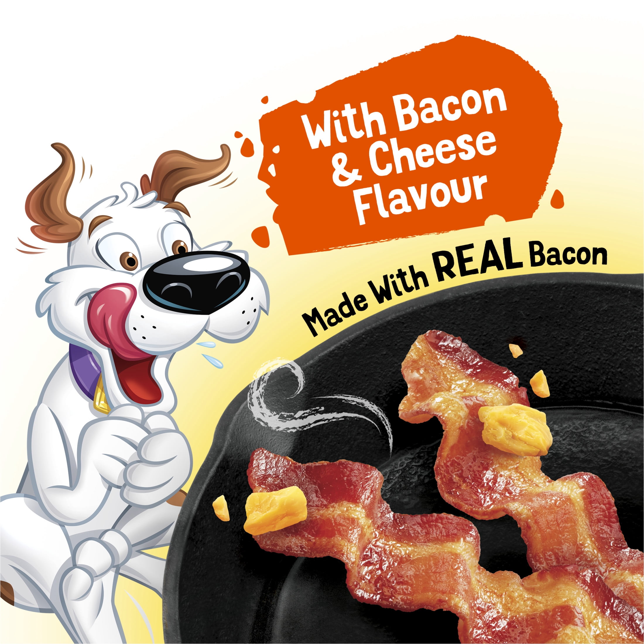 Beggin' Saveur de Fromage avec Bacon, Gâteries pour Chiens 170g