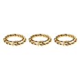 thumbnail image 2 of Thinsony Distinctive Gothic Punk Dragon Scale Bangle 48 inches Cool and Contemporary Gold 9.05 Inch 3Set, 2 of 6