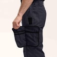 thumbnail image 4 of XUNKUSGA Hiking Pants Men Solid Color Windproof Softshell Outdoor Mens Pants Lightweight Water Resistant Ripstop Cargo Pants Comfortable Pull On Work Pant Gray, 4 of 9