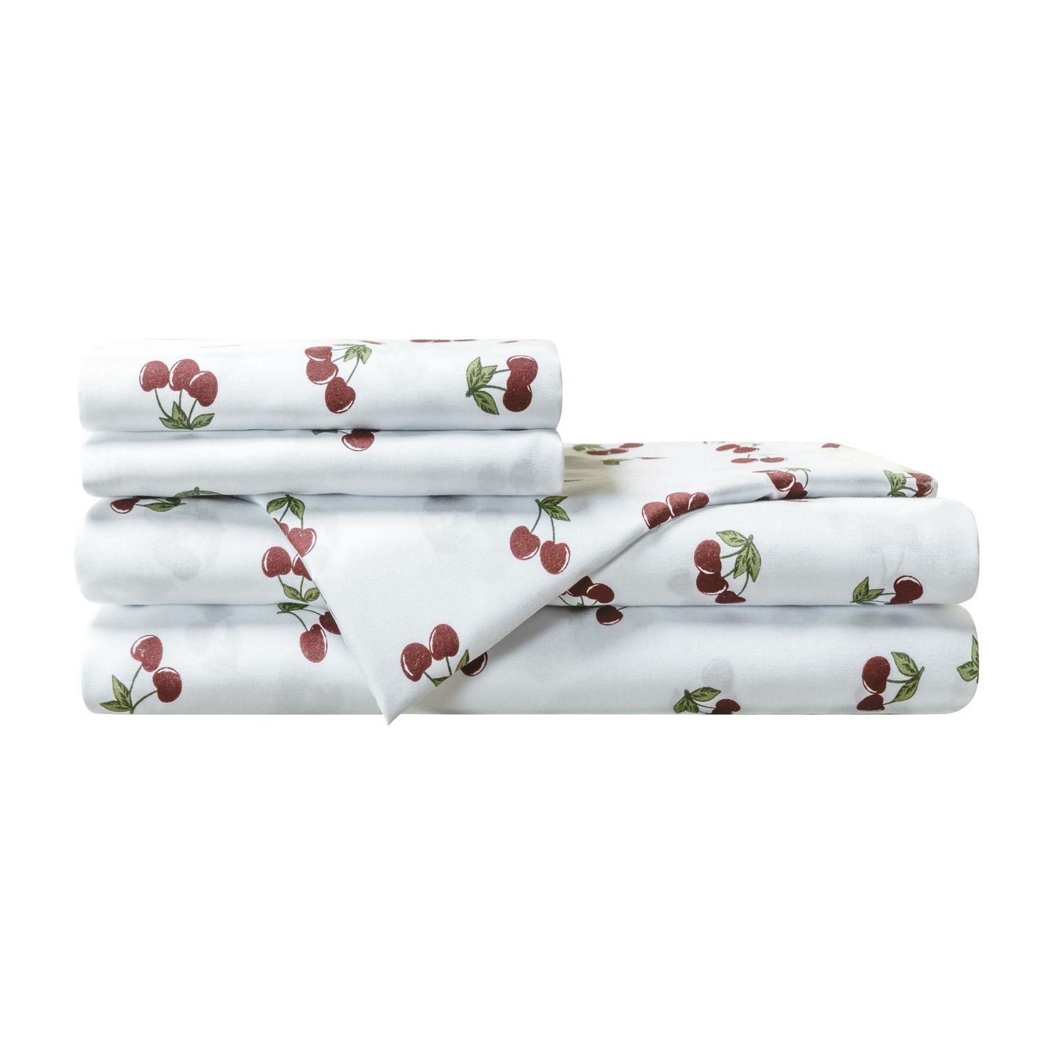 Mainstays Soft, Easy Care, Microfiber Sheet Set Cherry, Queen – Back to School!