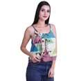 thumbnail image 2 of Moomaya Printed Womens Spaghetti Strap Crop Top Cami Summer Tops, 2 of 5