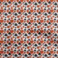 thumbnail image 1 of oneOone Silk Tabby Maroon Fabric Poker Card Craft Projects Decor Fabric Printed By The Yard 42 Inch Wide, 1 of 4