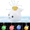 thumbnail image 4 of Water Spray Toy Electric: Whale Rotatable Light up Bath Sprinkler Toy Shower Toy, 4 of 9