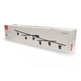 thumbnail image 3 of Globe Electric 6-Light Foldable Matte Black LED Integrated Track Light with Center Swivel Bars, Minimal Style, 3 of 9