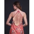 thumbnail image 2 of Bimba Robe de Plage pour Femmes, Dos Nu, Col Licou, Été, Soirée, Fête - Xxx-Grand, 2 of 6