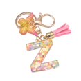 thumbnail image 2 of Porte-clés 26 Lettres Butterfly Femmes Compact Longue Durée Porte-Clés Décoration de Sac, 2 of 8