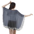 thumbnail image 4 of Moomaya Boléro Imprimé à devant Ouvert, Manches Kimono Imprimées, Couvre-Maillot de Plage pour Femmes, 4 of 5
