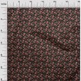thumbnail image 3 of oneOone Polyester Spandex Black Fabric Floral Sewing Material Print Fabric By The Yard 56 Inch Wide, 3 of 4