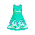 thumbnail image 1 of Girls Dress Turquoise Unicorn Rainbow Summer Sundress 6 Years, 1 of 6