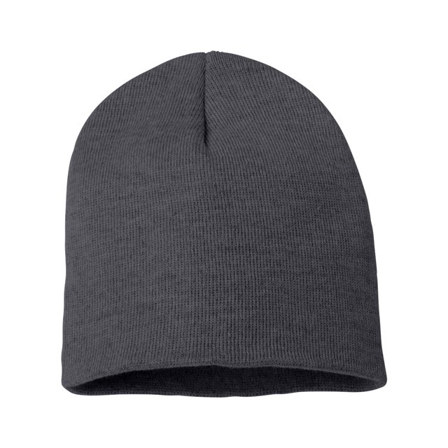 Sportsman 8 Knit Beanie, One Size, Heather Charcoal