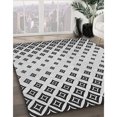 thumbnail image 3 of Ahgly Company Machine Washable Indoor Square Transitional Platinum Gray Area Rugs, 8' Square, 3 of 7