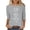 Grey, variant on Blouses for Women Womens Fall Shirts 3/4 Blouses for Women Woman Apparel Plus Size Outfits Work Shirts Women Western Top Ladies Tops and Blouses(S)