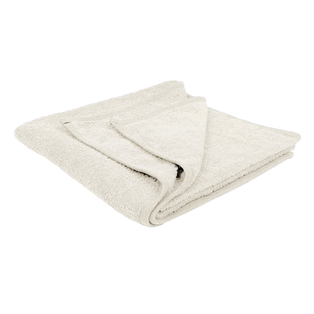 Puffy Cotton Large Terry Cotton Bath Towel Bath Sheet - Beige