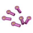 thumbnail image 3 of M3 Embout de Biellette, Tête de Biellette en Alliage d'Aluminium Léger M3 Finition Soignée 6 Pcs pour Modification RC Bleu, Violet, 3 of 7