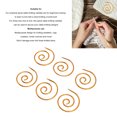 thumbnail image 4 of Spiral Cable Knitting Needle Set with Slippy Needle Tip, Stainless Steel Household Knitting Needle Suitable for Sweaters, Rugs, and Scarves, 4 of 7