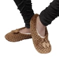 thumbnail image 2 of CHOK Adult Super Soft Warm Cozy Fuzzy Soft Touch Slippers Non-Slip Lined Socks  Assortment B  Medium 3 Pairs, 2 of 4