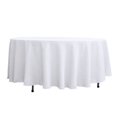 thumbnail image 3 of LNGOOR 108” Wholesale Round Tablecloth Polyester Round Table Linens For Wedding Party Banquet Restaurant -  WHITE, 3 of 11
