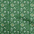 thumbnail image 1 of oneOone Velvet Green Fabric English Breakfast Sewing Craft Projects Fabric Prints By Yard 58 Inch Wide, 1 of 5