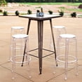 thumbnail image 3 of Heavenly Collection Clear Plastic Bar Stool SET OF 6, 3 of 9