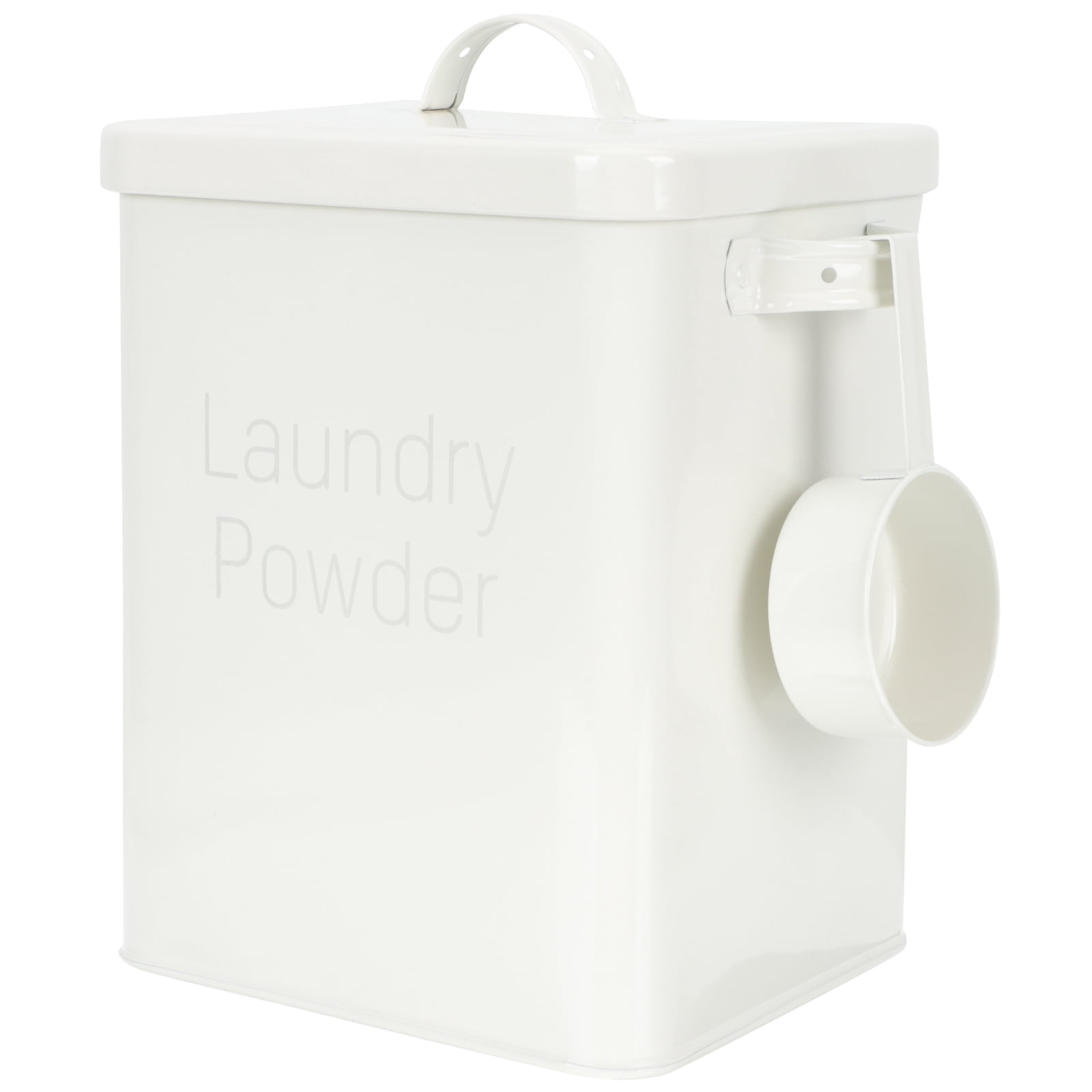 Boîte de Détergent à Lessive Contenant de Savon à Lessive Étui de Rangement pour Poudre à Lessive avec Cuillère