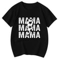 thumbnail image 4 of T-Shirts d'Été pour Filles, Imprimé Lettres, Manches Courtes, Basiques, Col Rond, Sport, Taille 12-13T, 4 of 4