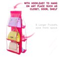 thumbnail image 4 of Amdohai Support de Rangement pour Sac à Main pour Garde-Robe, Organisateur Suspendu pour Sac à Main avec 6 Grandes Poches, 4 of 7