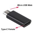 thumbnail image 2 of 3Pcs Type C To Usb Adapter, Cagogo USB C to Micro USB Adapter, Type C Male to USB 2.0 Female Converter, OTG Data Sync Charging Cable Connector for S7 S6, Android Phones and Tablets, Fast Charging, 2 of 4