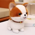 thumbnail image 2 of Brown 9 Inch Standing Brown Puppy Plush Toy Cute Stuffed Animal, 2 of 6