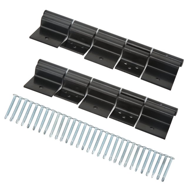 RV Entry Door Friction Hinge Kit, Operation RV Door Parts Rustproof Black Easy To Install For 5th Wheel Trailer Motorhome