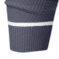 thumbnail image 4 of Yuyuzo Chandail pour Homme Hiver à Manches Longues Col Ras du Cou Chandails Unisexe à Rayures Coupe Ample Thermique Chaud, 4 of 4