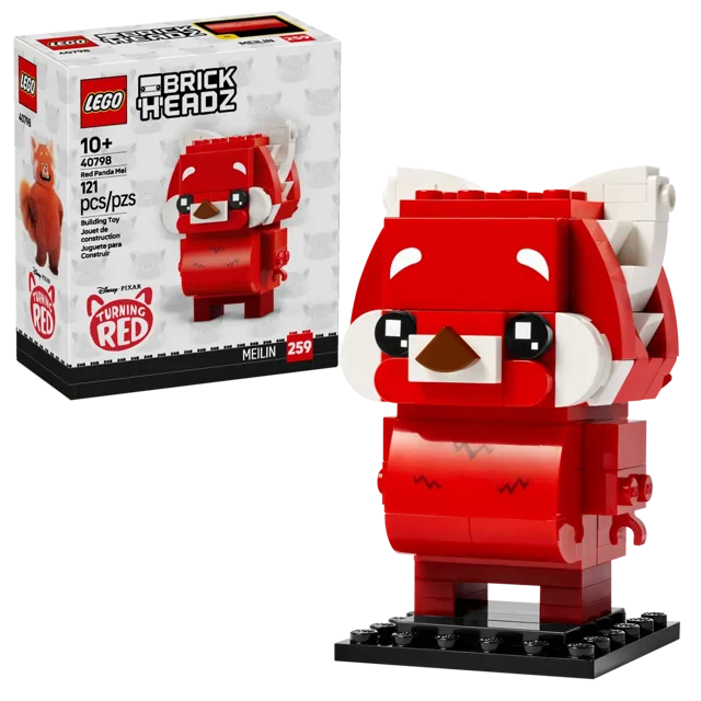 Lego Brickheadz 40798 Red Panda Mei 121 Piece Set New in Factory Sealed Box