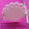 thumbnail image 4 of Maoww Circular Needles Handmade Embroidery Tools Craft Weaving Clothes Hook Professional Double Cusp Sewing Needle Lady Girls 80cm No.8, 4 of 9