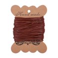 thumbnail image 1 of HAOAN 1Roll 21.9 Yards Genuine Round Leather String Cord 3mm Rope for Saddle Brown Leather String Cord for Making Necklaces Bracelets Braiding Wraps Crafts and Hobby Projects, 1 of 3
