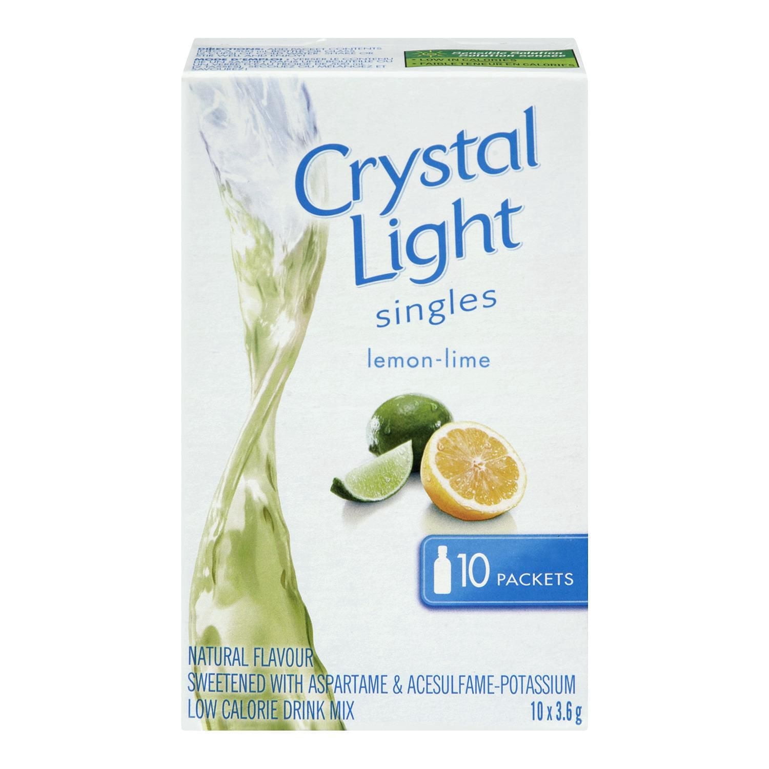 Crystal Light Singles, Lemon Lime
