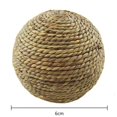 thumbnail image 3 of MesaSe Small Pet Chewing Toy Natural Grass Ball for Teeth Cleaning Toys for Rabbit Cat Small Rodent, 3 of 5